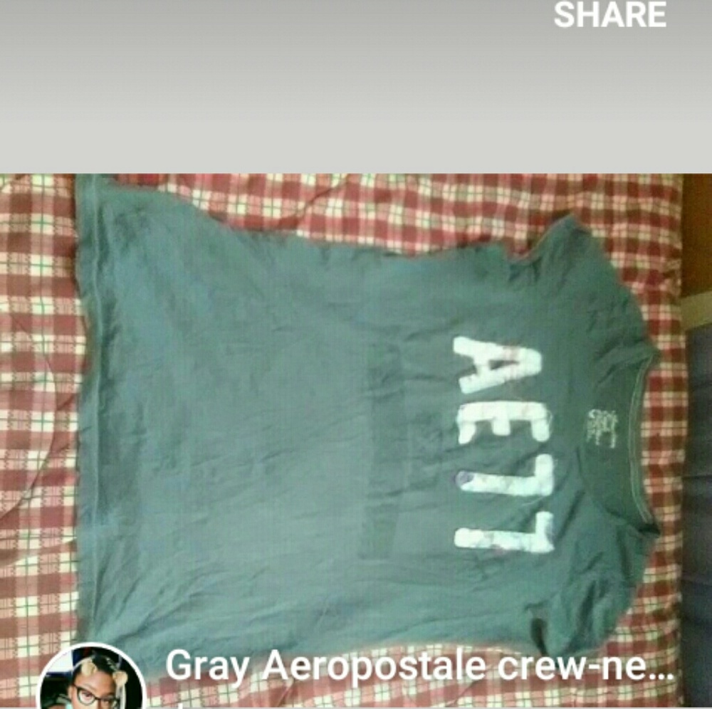 Grey aropostal shirt